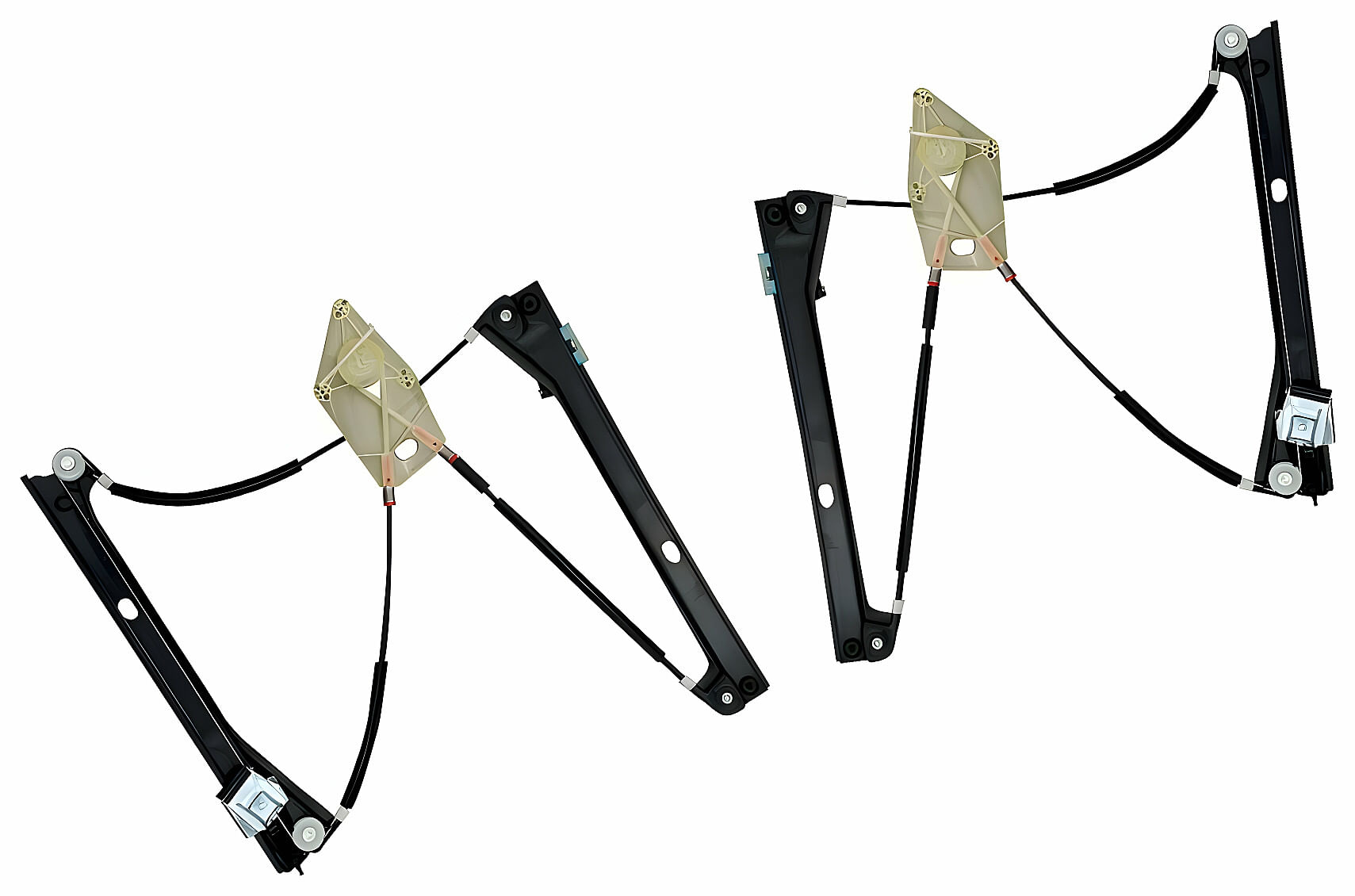 Par De Elevadores De Cristal Eléctricos Sin Motor Delanteros