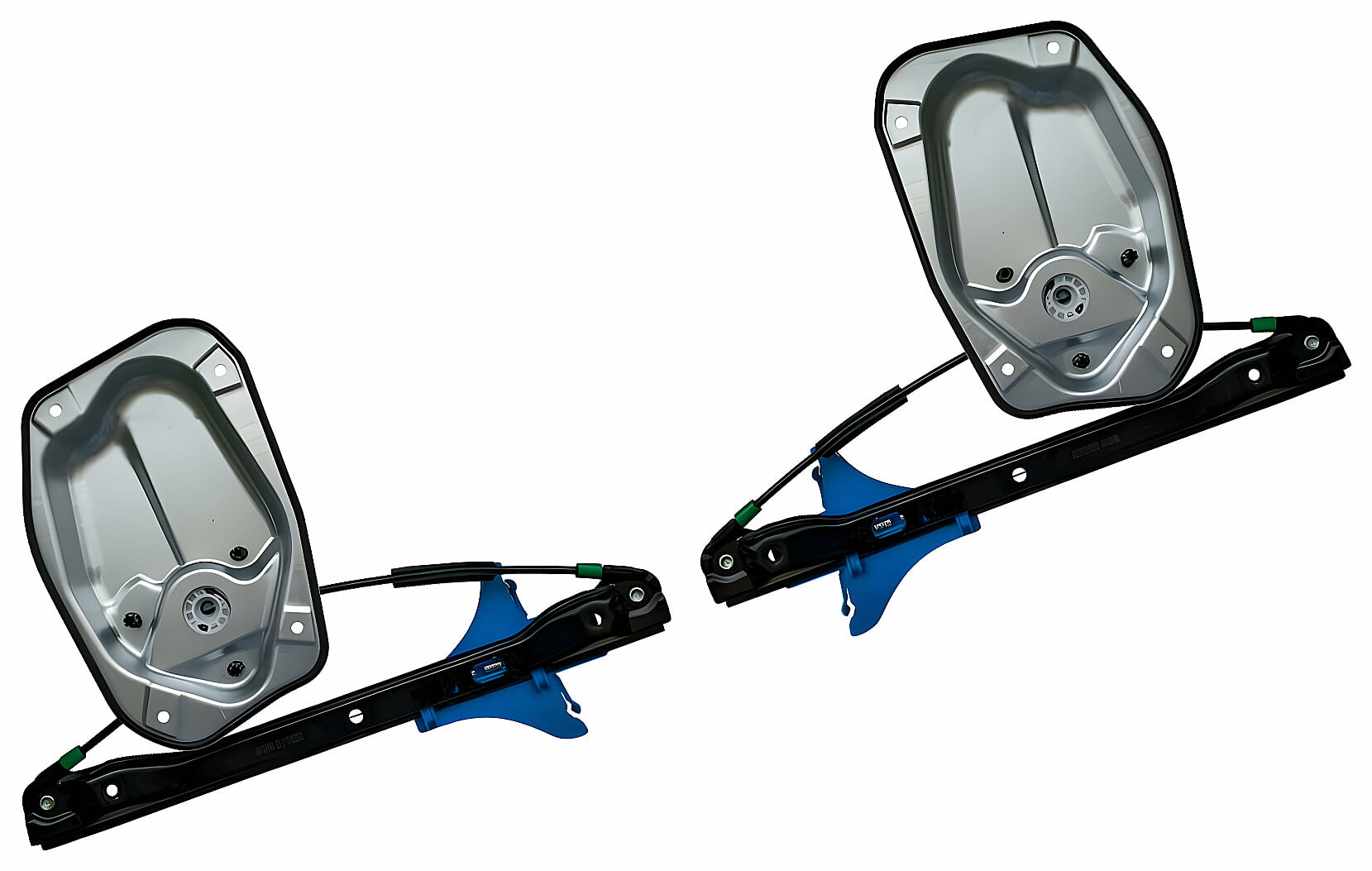 Par De Elevadores De Cristal Eléctricos Sin Motor Traseros