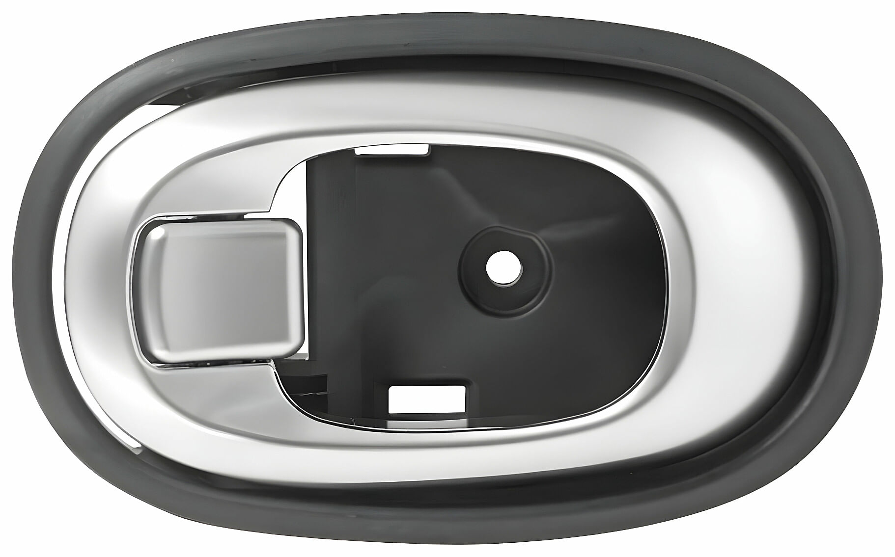 Manija Puerta Interior Delantera O Trasera Negro/Plata Lado Conductor
