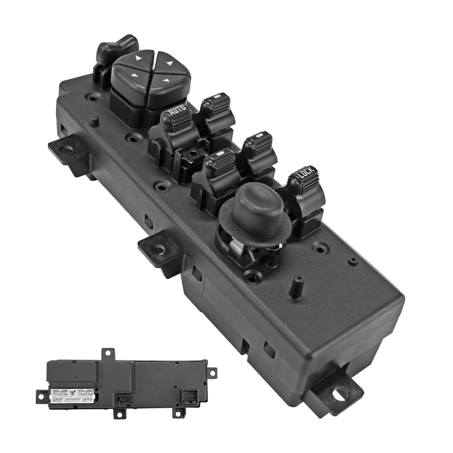Control Para Cristal Delantero Negro Lado Conductor