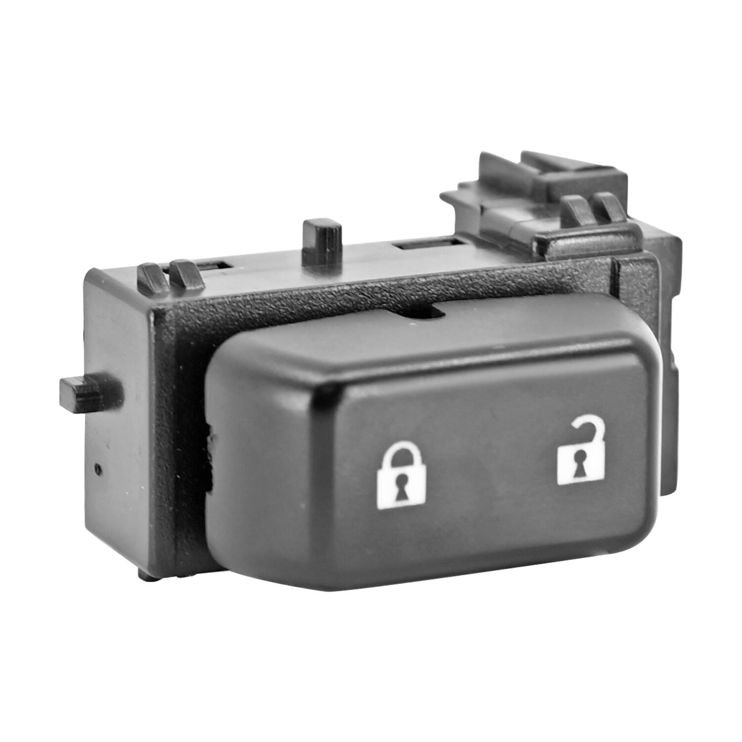 Control Seguro Puerta Delantero Negro Base Corta Lado Pasajero