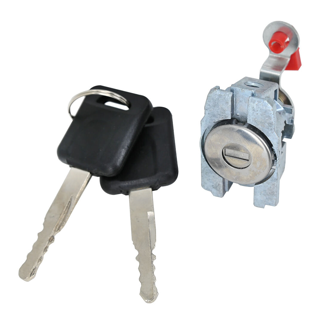 Cilindro De Puerta Cromado Sin Chip Con Llave Lado Conductor