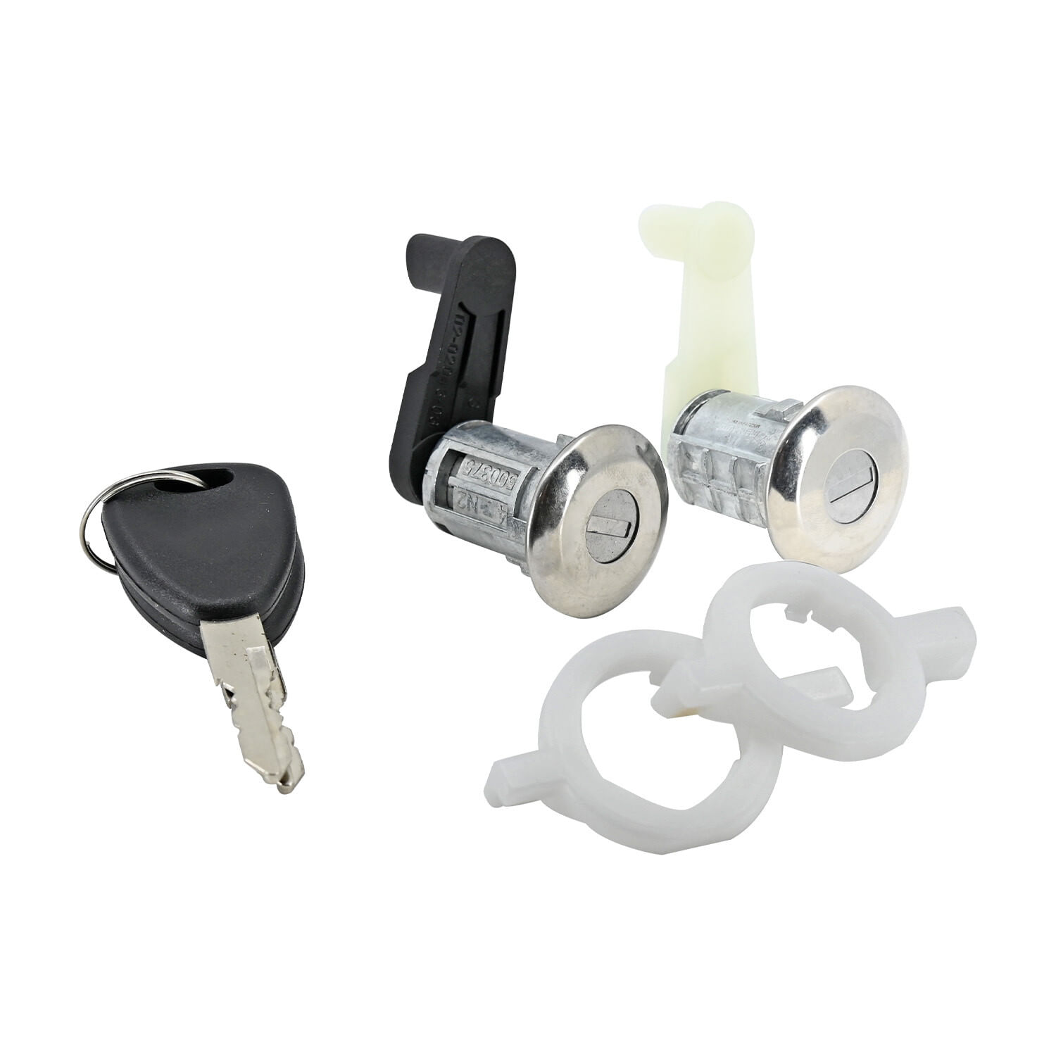 Juego De Cilindros De Puertas Cromados Con Llave
