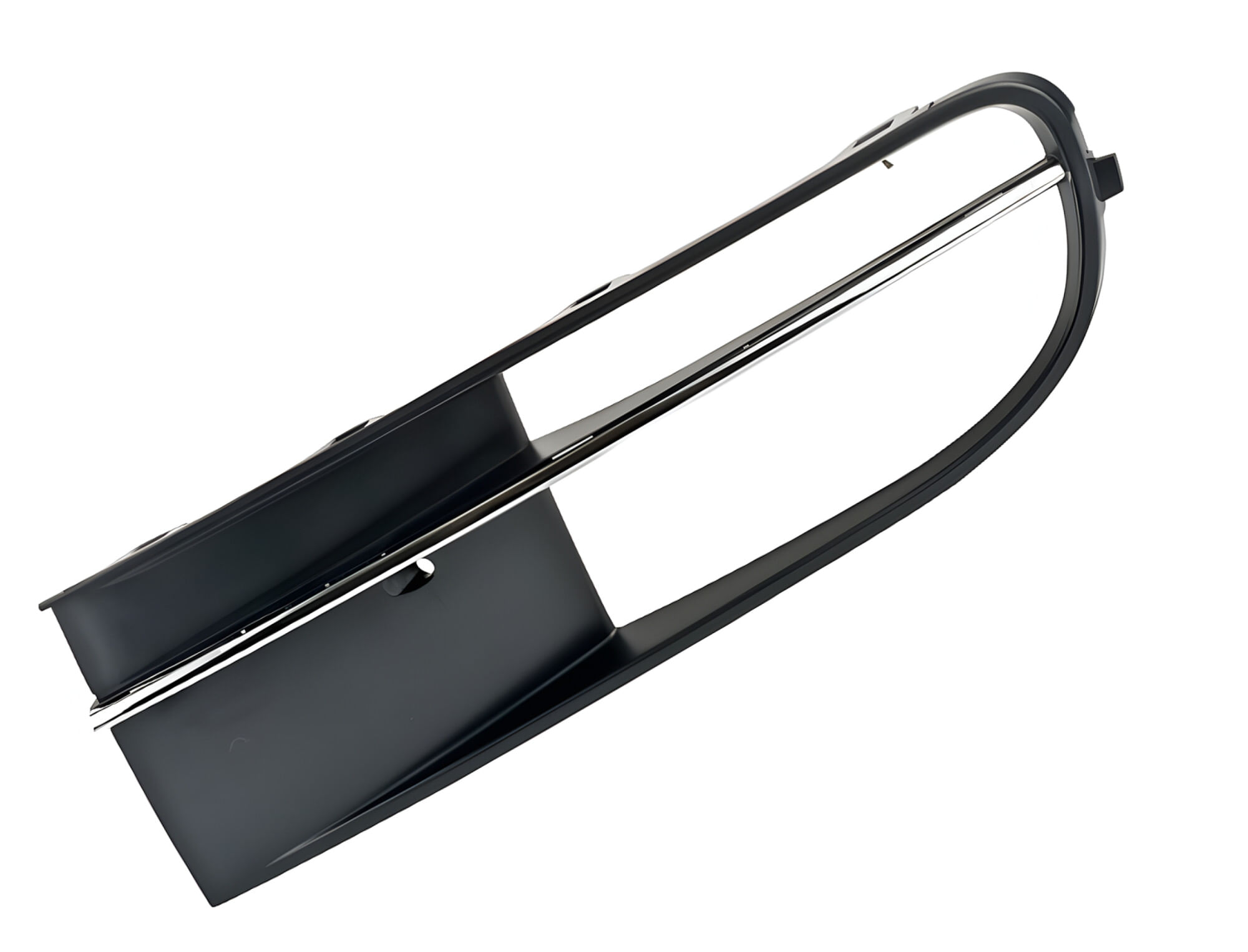 Rejilla Defensa Delantera C/Hoyo P/Faro Con Moldura Cromada Lado Conductor