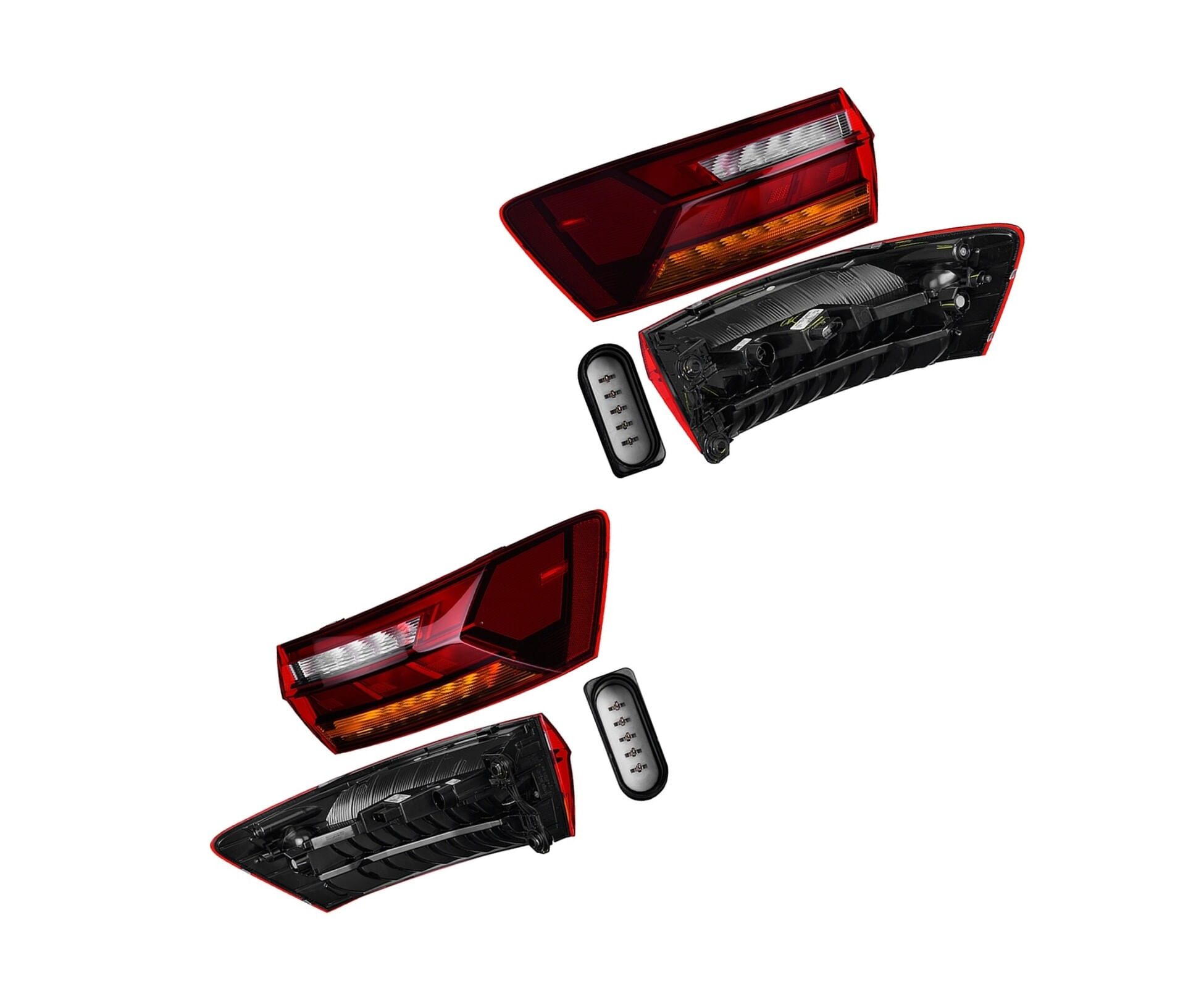 Par De Calaveras Exteriores Con Leds