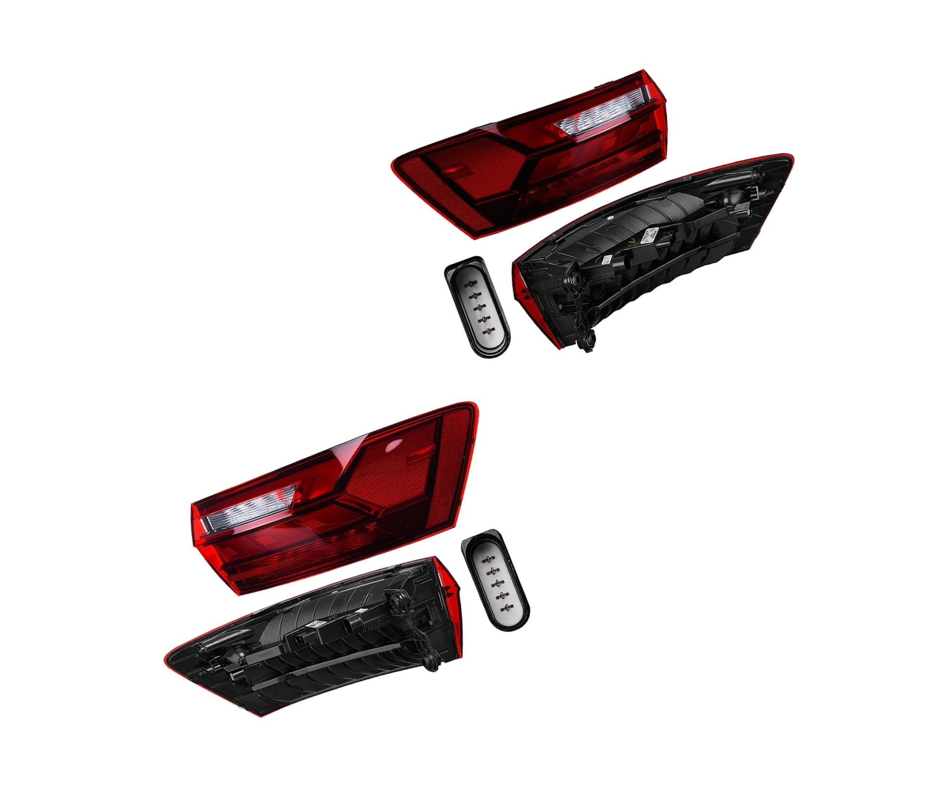 Par De Calaveras Exteriores Con Leds