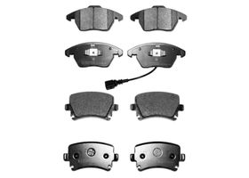 Kit De Balatas Semimetalicas Delanteras Y Traseras