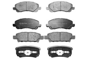 Kit De Balatas Semimetalicas Delanteras Y Traseras