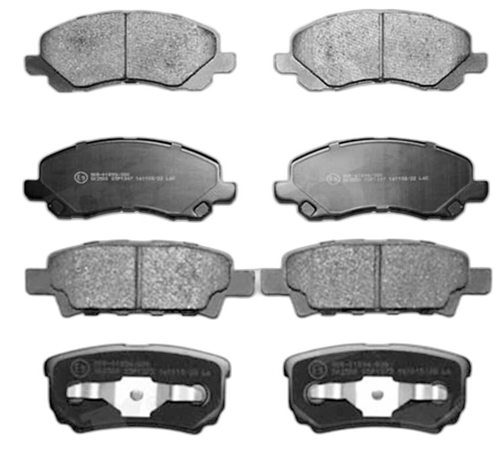 Kit De Balatas Semimetalicas Delanteras Y Traseras