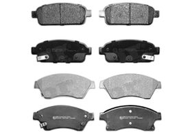 Kit De Balatas Semimetalicas Delanteras Y Traseras