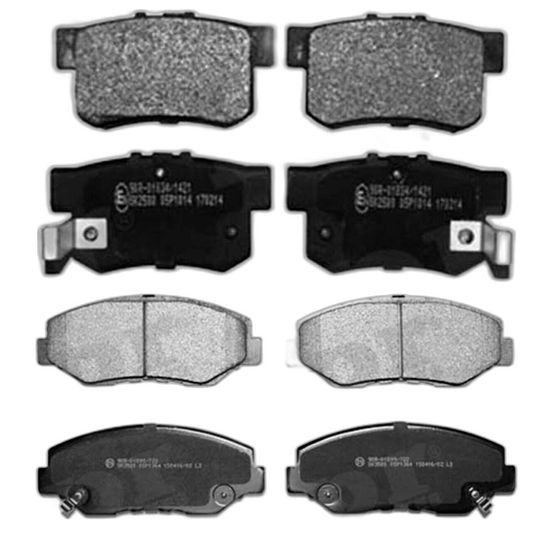 lpr-kit-de-balatas-semimetalicas-delanteras-y-traseras-honda-cr-v-2002-2006-cr-v-l4-2-4l-0