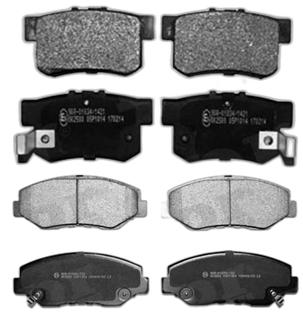 Kit De Balatas Semimetalicas Delanteras Y Traseras