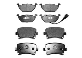 Kit De Balatas Semimetalicas Delanteras Y Traseras