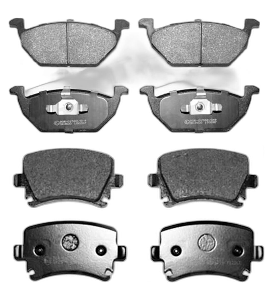 Kit De Balatas Semimetalicas Delanteras Y Traseras