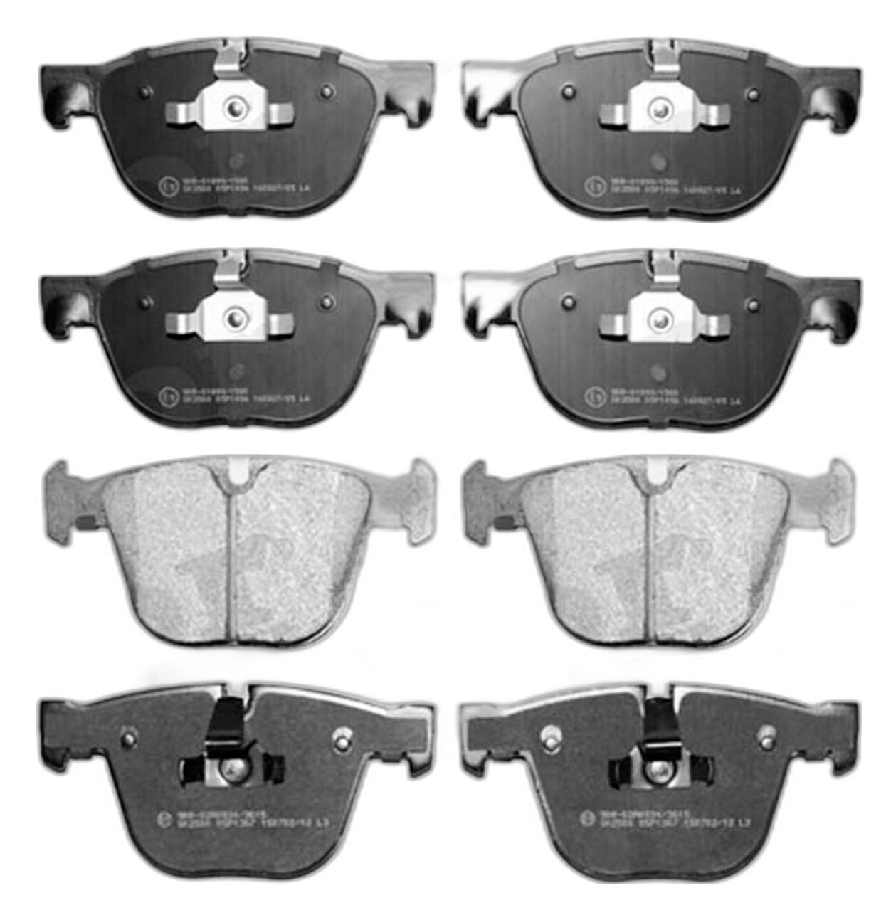 Kit De Balatas Semimetalicas Delanteras Y Traseras