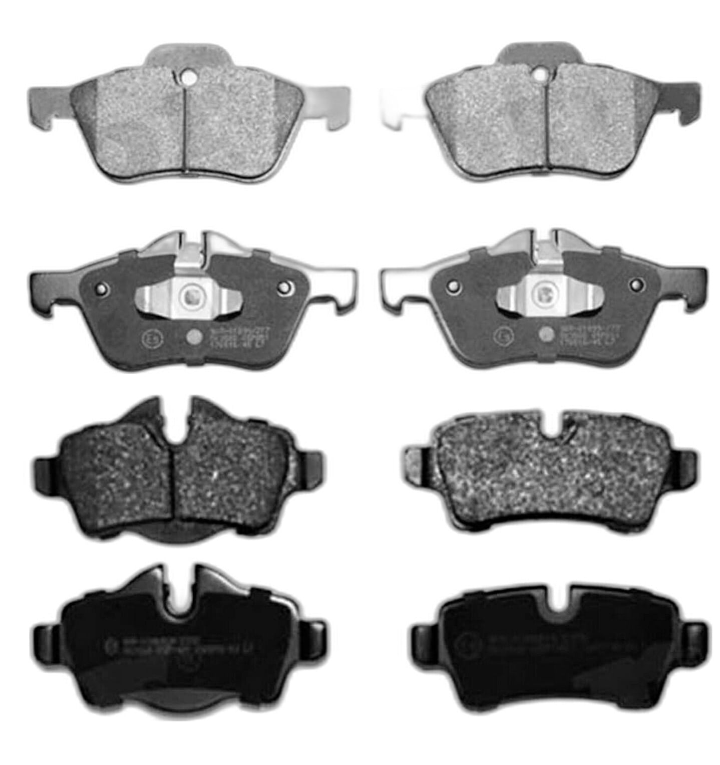 Kit De Balatas Semimetalicas Delanteras Y Traseras