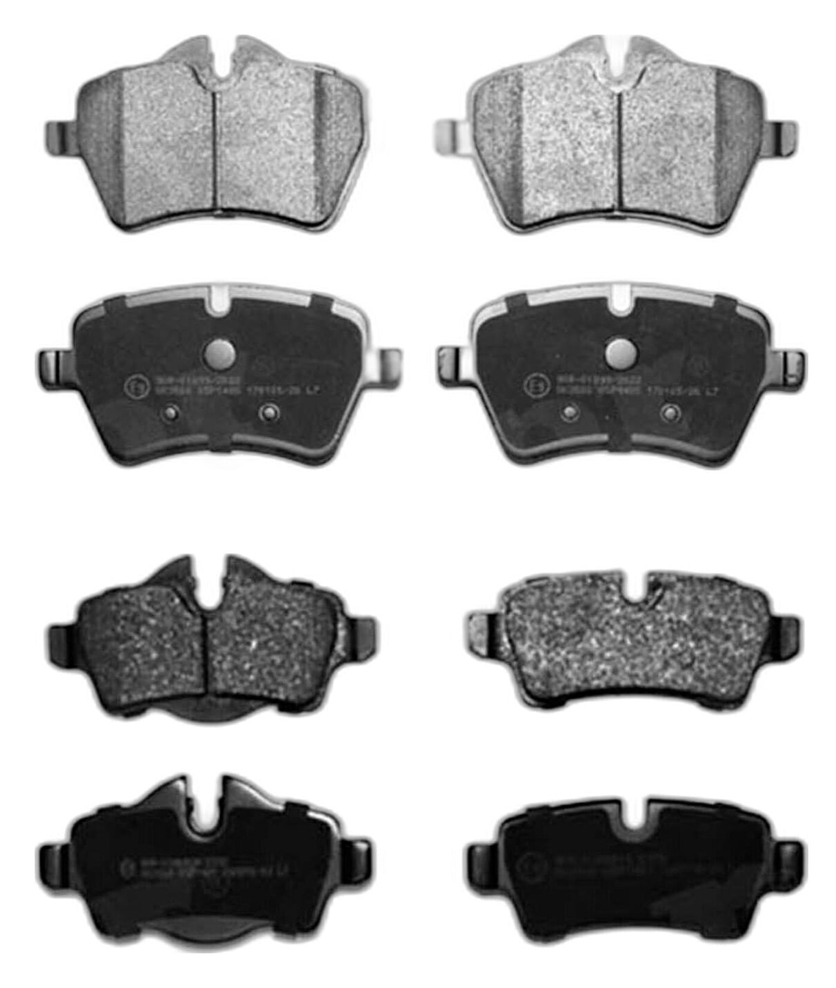Kit De Balatas Semimetalicas Delanteras Y Traseras
