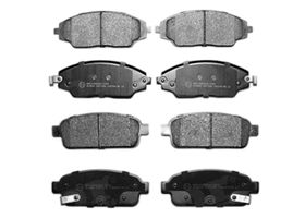 Kit De Balatas Semimetalicas Delanteras Y Traseras