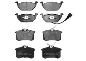 Kit De Balatas Semimetalicas Delanteras Y Traseras