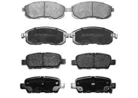 Kit De Balatas Semimetalicas Delanteras Y Traseras