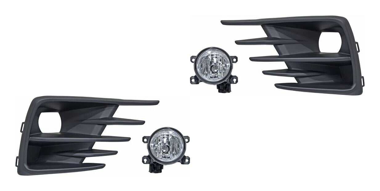 Par De Faros Para Niebla Con Rejilla