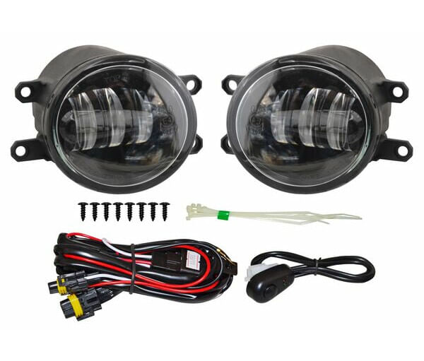 Juego De Faros Para Niebla Con Base
