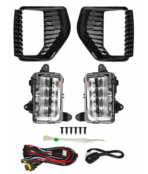 Juego De Faros Para Niebla Con Rejillas