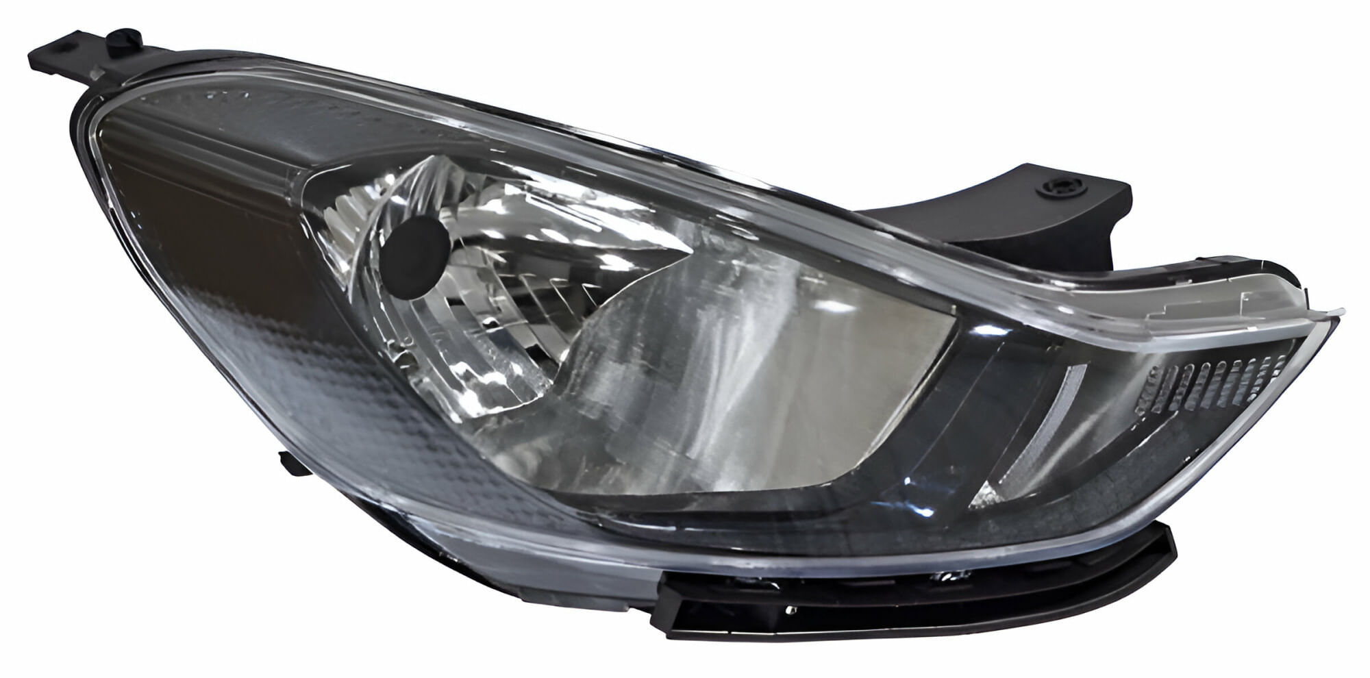Faro Negro Con Motor Lado Pasajero