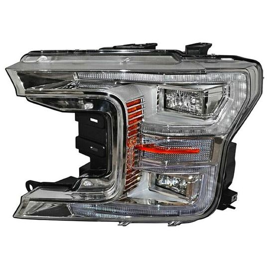 tyc-faro-fondo-cromado-con-leds-lado-conductor-ford-serie-f-2018-2020-f-150-0