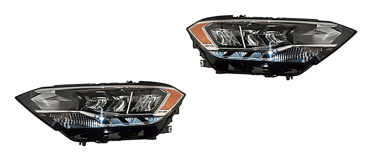 Par De Faros Con Leds Con Reflejante Ámbar