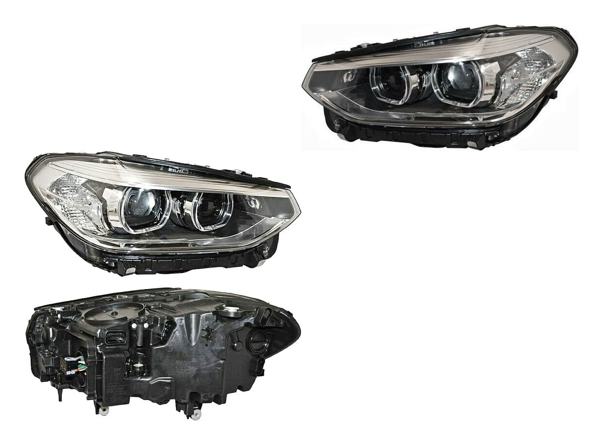 Par De Faros Con Leds Con Lupa Con Motor