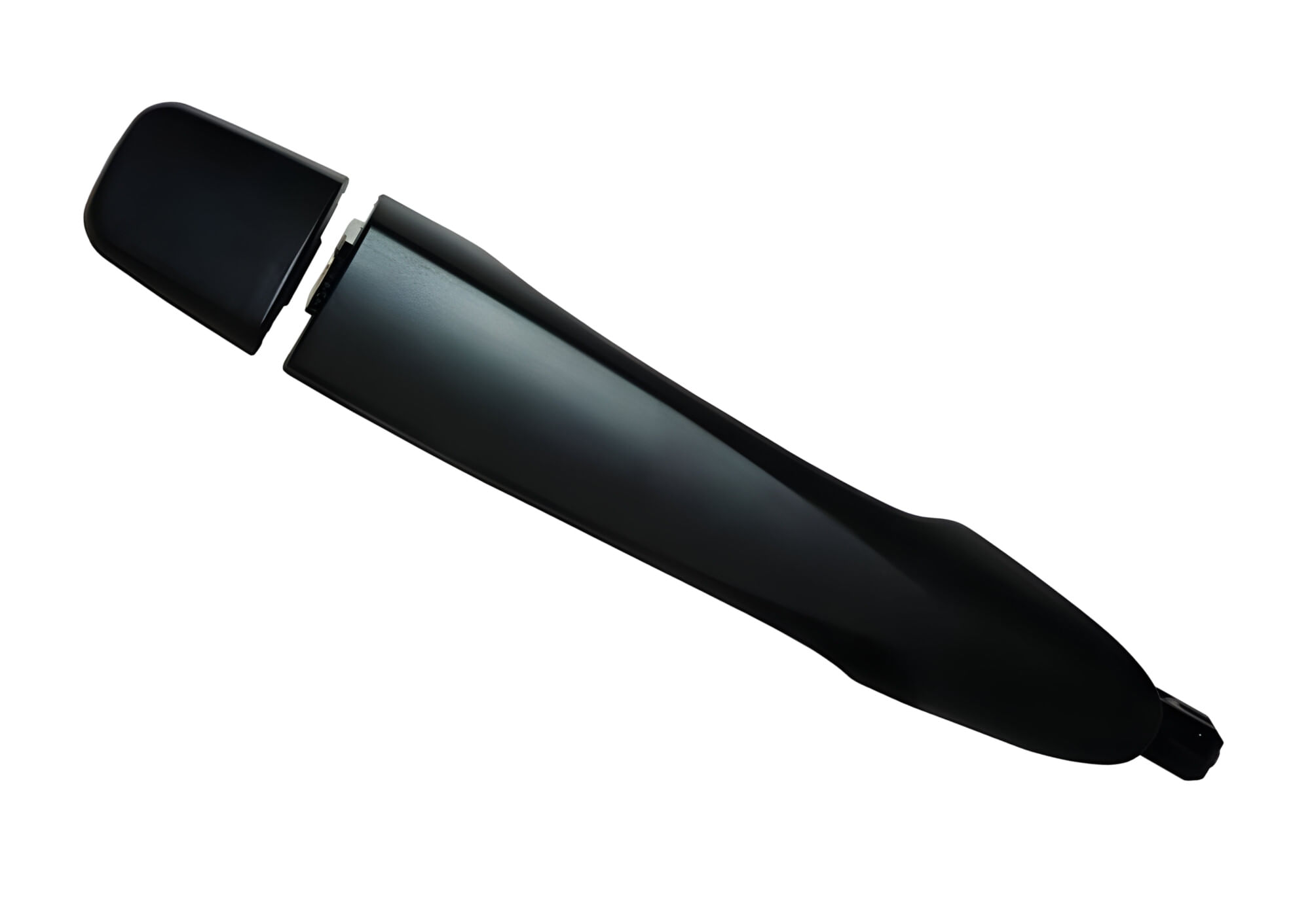 Manija Puerta Exterior Delantera Liso Negro Lado Pasajero