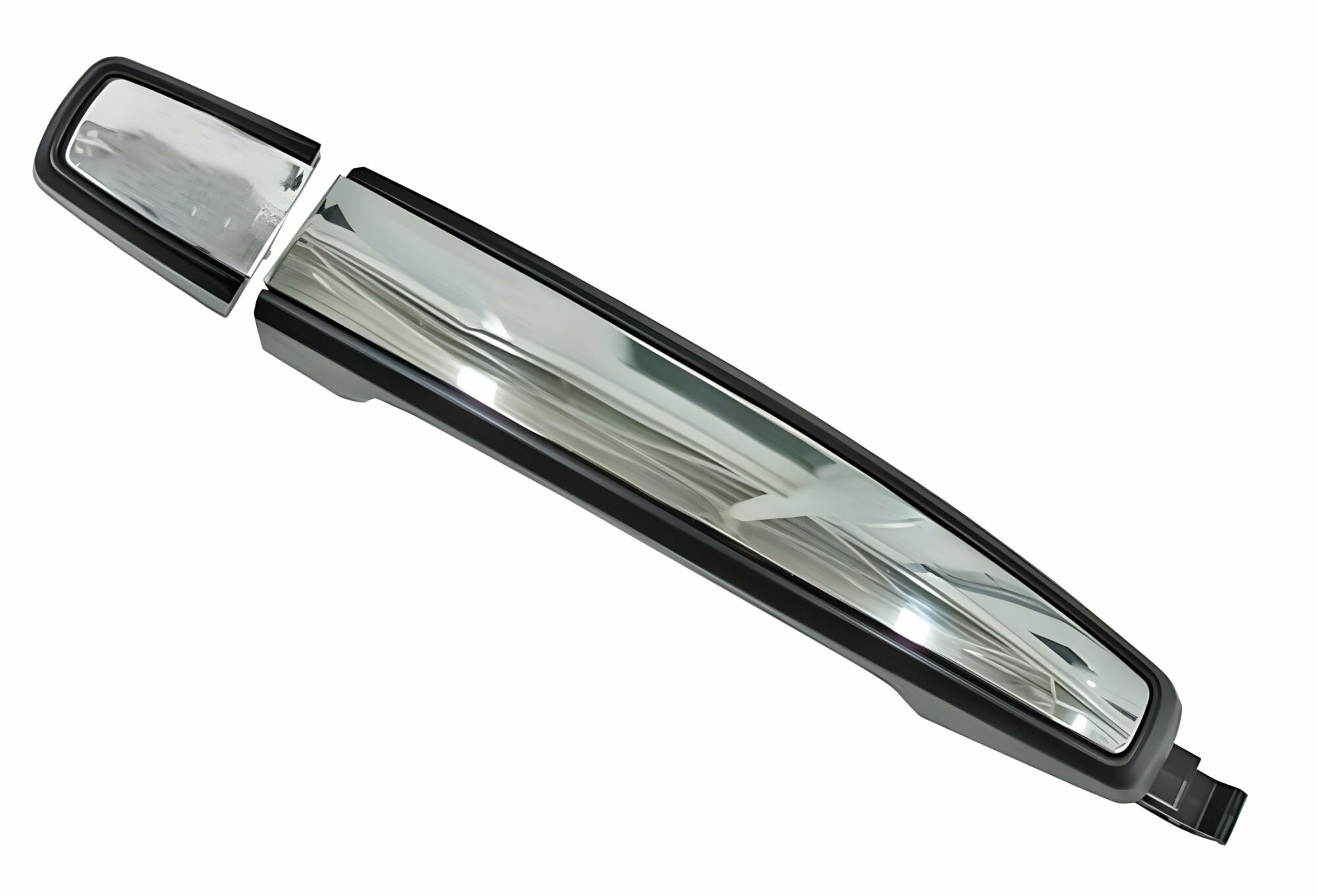 Manija Puerta Exterior Delantera O Trasera Negro/Cromo Sin Hoyo Para Llave Lado Conductor O Pasajero