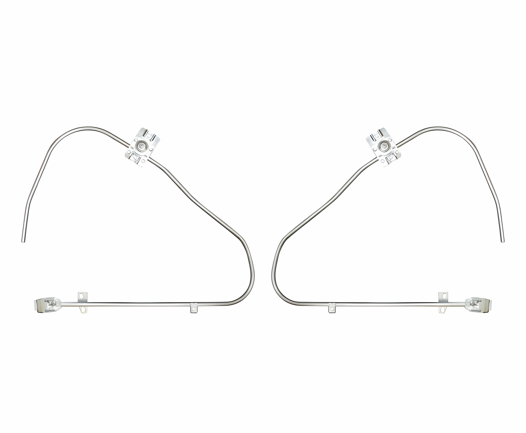 Par De Elevadores De Cristal Manuales Delanteros