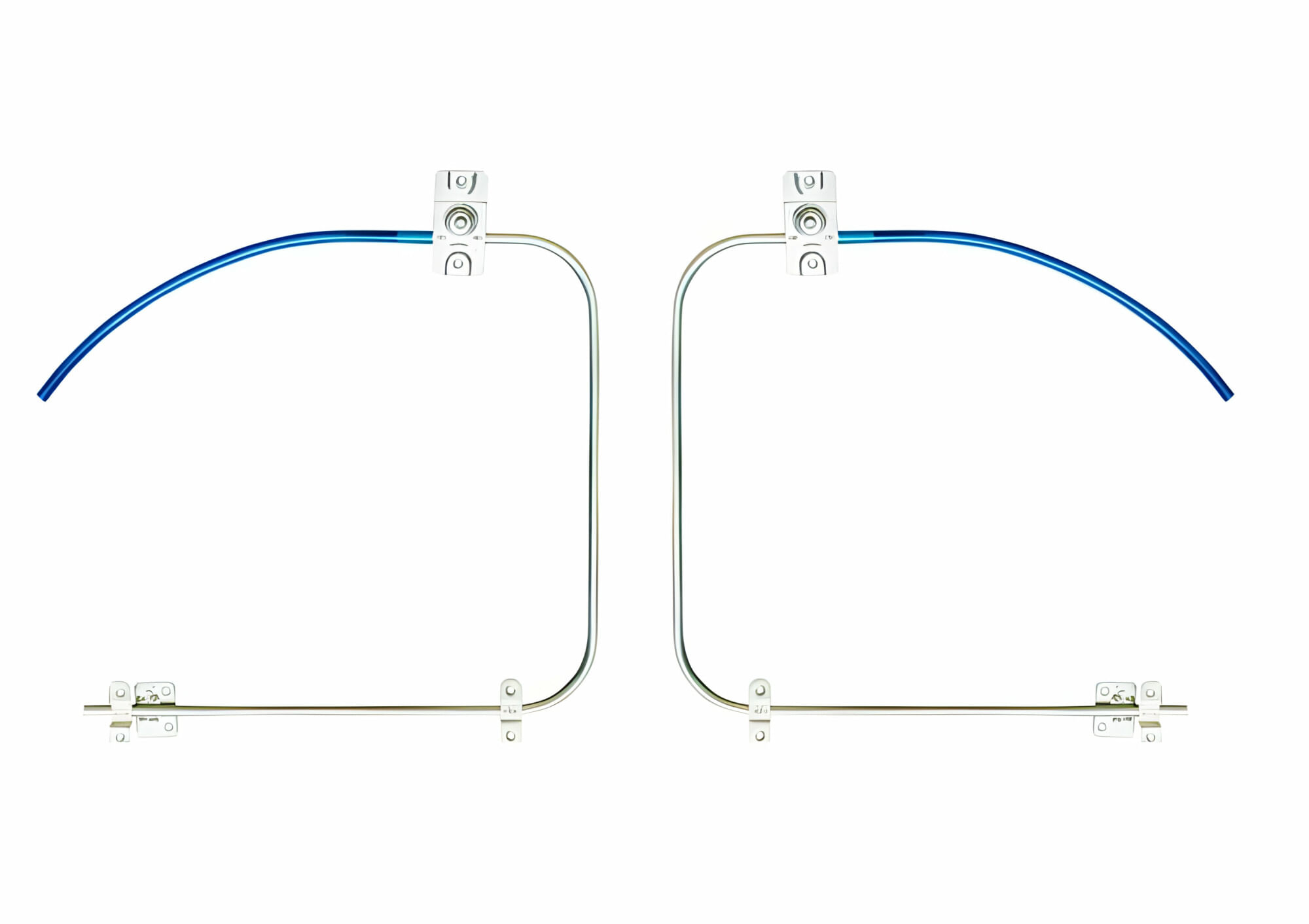 Par De Elevadores De Cristal Manuales Delanteros