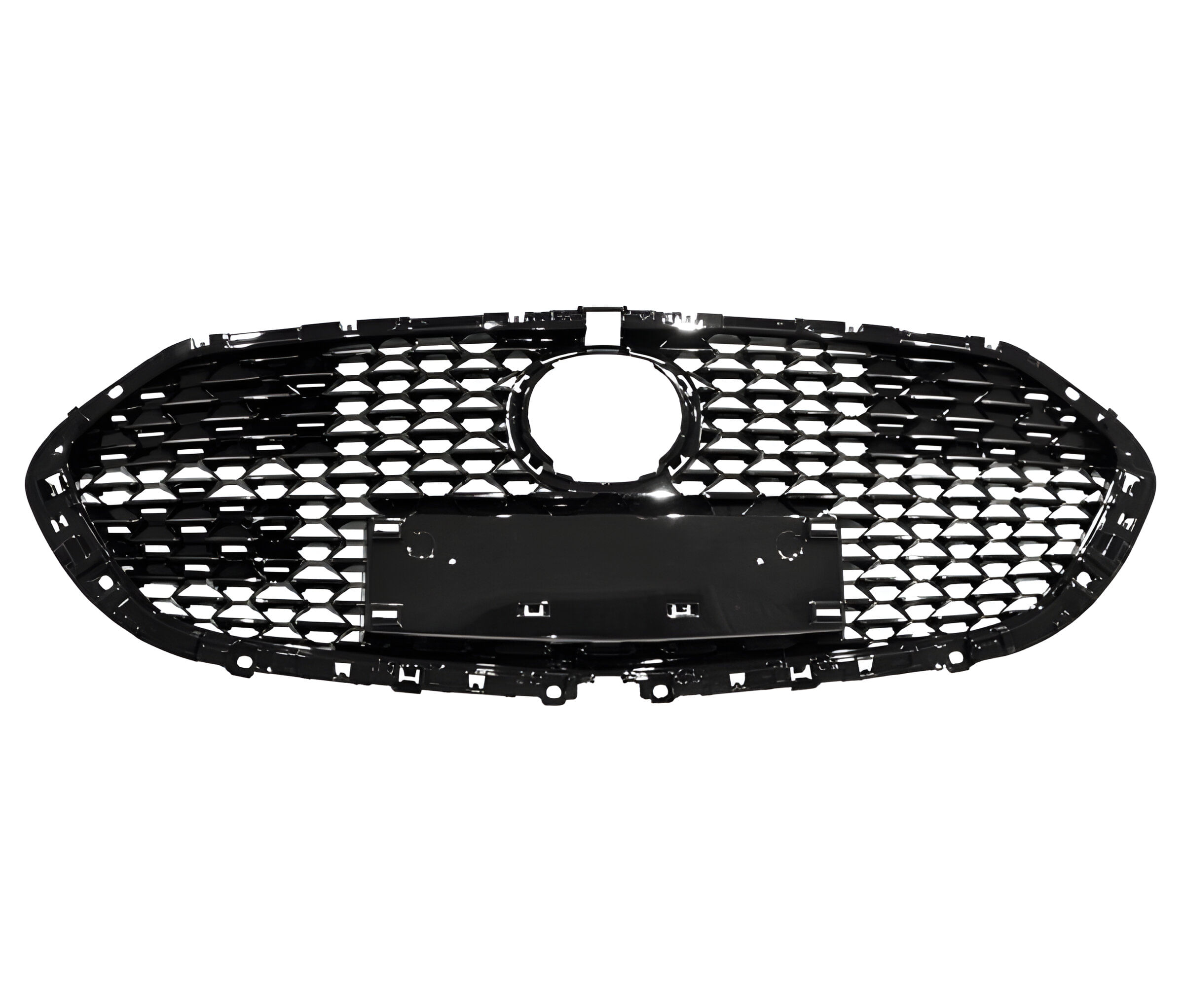 Parrilla Negra Con Porta Placa