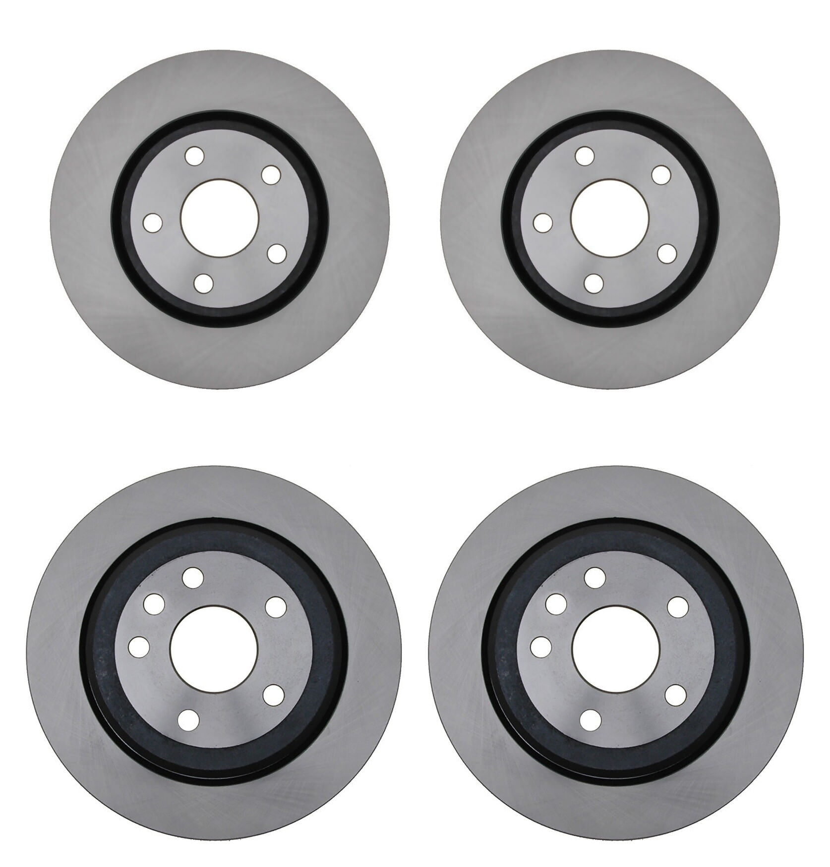 Kit De 4 Discos Ventilados Delanteros Y Traseros