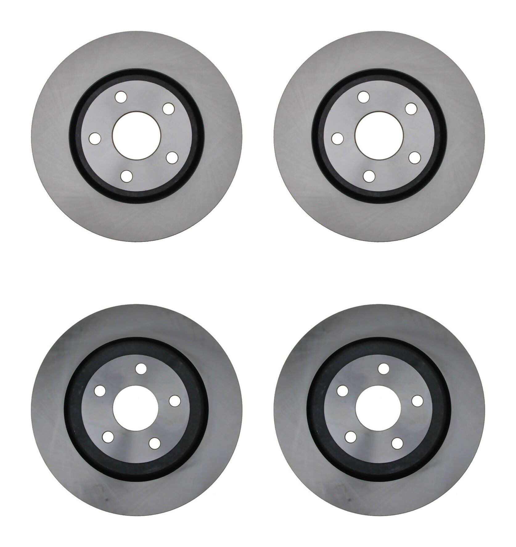Kit De 4 Discos Ventilados Delanteros Y Traseros