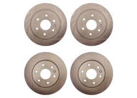 Kit De 4 Discos Ventilados Delanteros Y Traseros