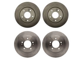 Kit De 4 Discos Ventilados Delanteros Y Traseros