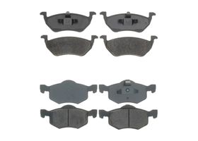 Kit De Balatas Cerámicas Delanteras Y Traseras Service Grade