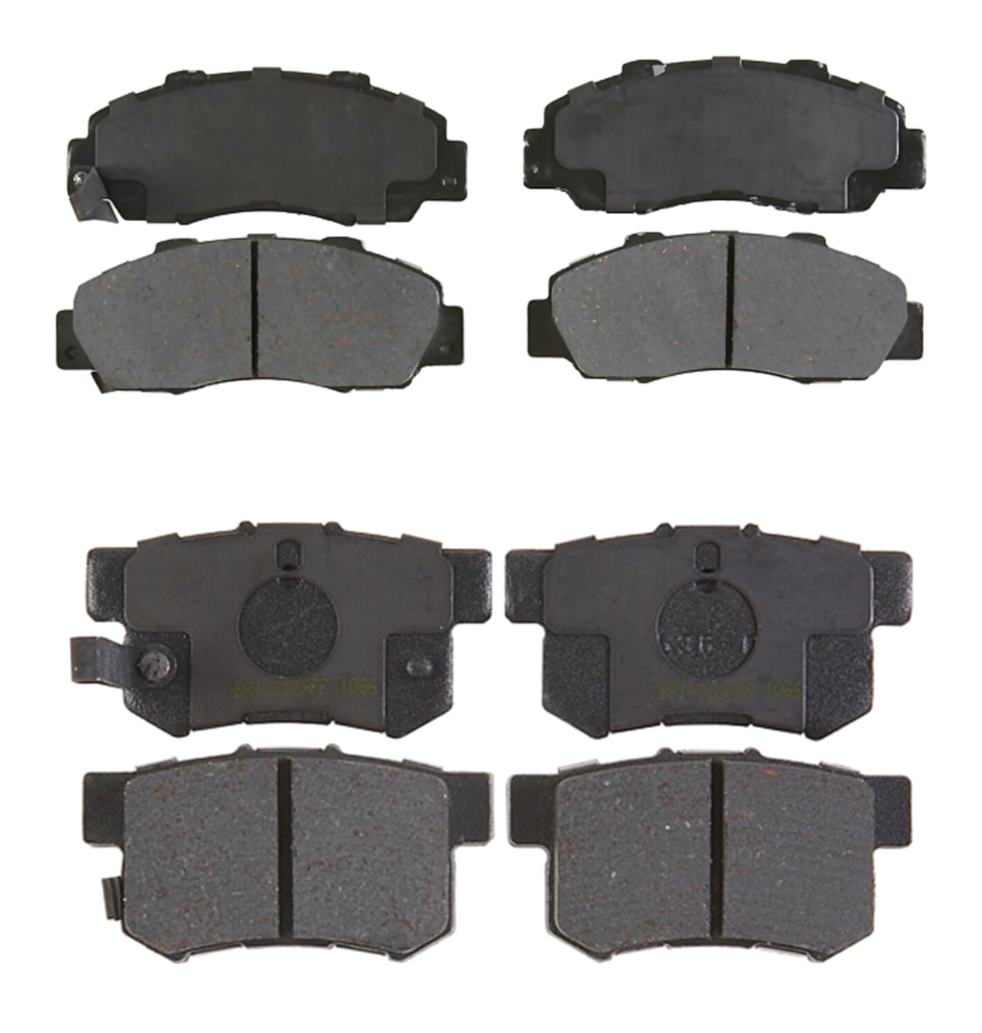 Kit De Balatas Cerámicas Delanteras Y Traseras Professional Grade