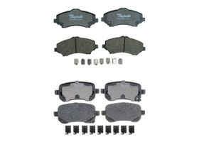 Kit De Balatas Cerámicas Delanteras Y Traseras Professional Grade