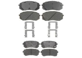 Kit De Balatas Cerámicas Delanteras Y Traseras Professional Grade