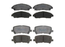 Kit De Balatas Cerámicas Delanteras Y Traseras Professional Grade