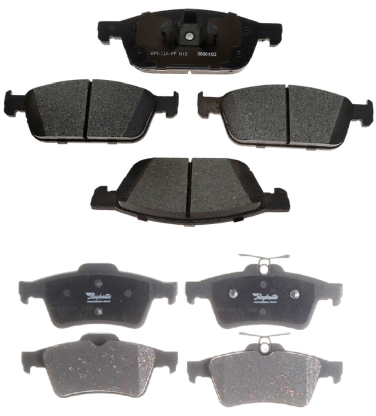 Kit De Balatas Cerámicas Delanteras Y Traseras Professional Grade