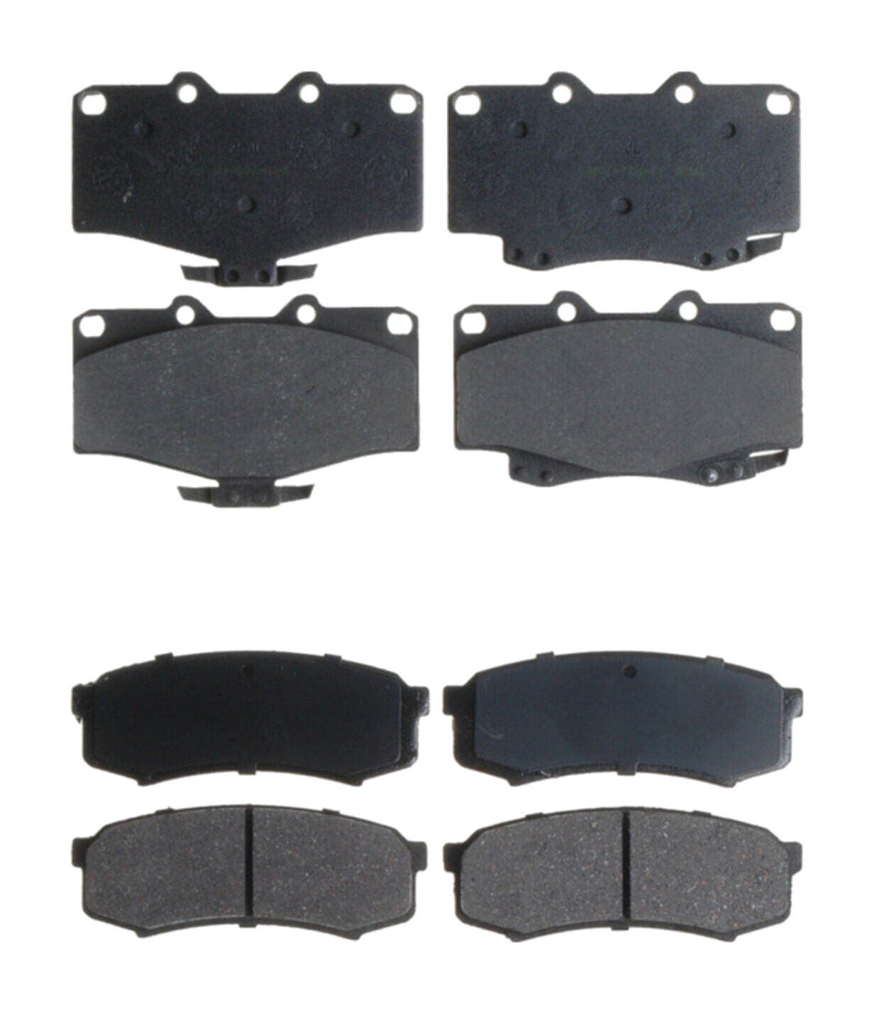 Kit De Balatas Cerámicas Delanteras Y Traseras Service Grade