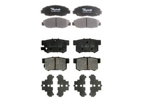 Kit De Balatas Cerámicas Delanteras Y Traseras Professional Grade