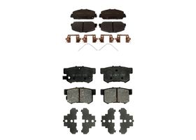 Kit De Balatas Cerámicas Delanteras Y Traseras Professional Grade