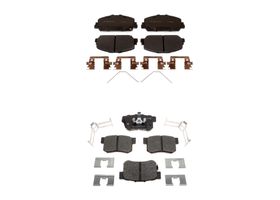 Kit De Balatas Cerámicas Delanteras Y Traseras Professional Grade